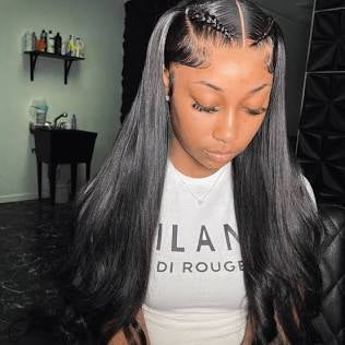 ButterflyEffect RAW 13x4 Straight Transparent Lace Wig Butterfly Effect Hair Company