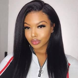 ButterflyEffect RAW 4x4 Yaki Straight Transparent Lace Wig Butterfly Effect Hair Company