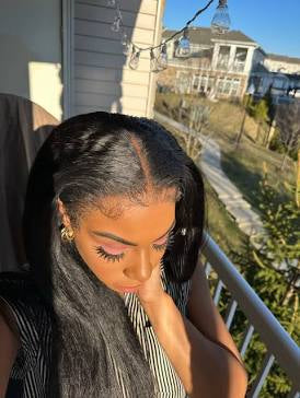 ButterflyEffect RAW 13x4 Kinky Straight Transparent Lace Wig Butterfly Effect Hair Company