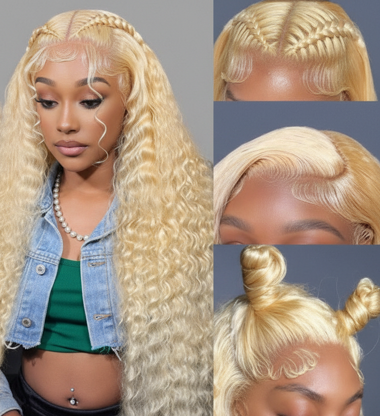 ButterflyEffect 13x6 HD Lace Frontal 613 Deep Wave Wig Butterfly Effect Hair Company