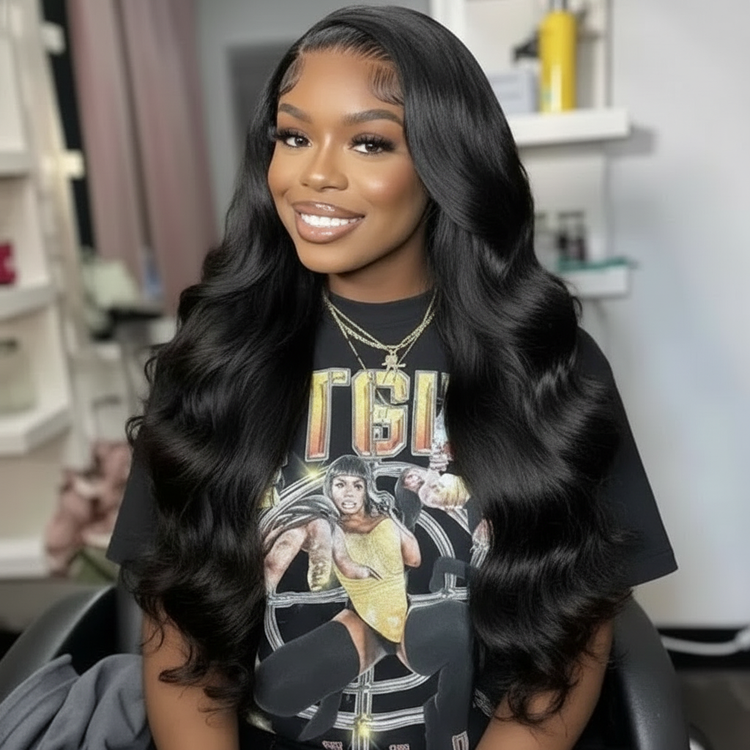 Enhanced Body Wave Wig Styling Photo