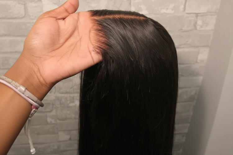 Straight wig detail - less grainy