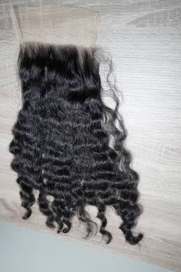ButterflyEffect RAW 5x5 Burmese Curly Transparent Lace Closure Butterfly Effect Hair Company