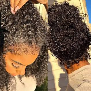 ButterflyEffect RAW 360 Burmese Curly Transparent Lace Frontal Butterfly Effect Hair Company