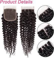 ButterflyEffect RAW 4x4 Kinky Curly Transparent Lace Closure Butterfly Effect Hair Company