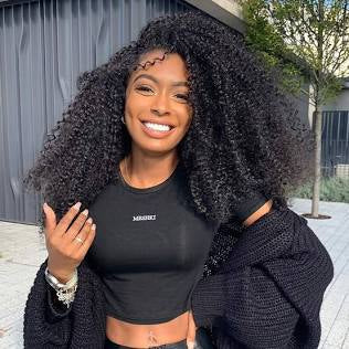 ButterflyEffect RAW 6x6 Kinky Curly Transparent Lace Wig Butterfly Effect Hair Company