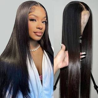 ButterflyEffect RAW 4x4 Straight Transparent Lace Wig Butterfly Effect Hair Company