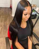 ButterflyEffect RAW 4x4 Straight Transparent Lace Wig Butterfly Effect Hair Company