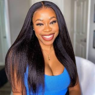 ButterflyEffect RAW 5x5 Kinky Straight Transparent Lace Wig Butterfly Effect Hair Company