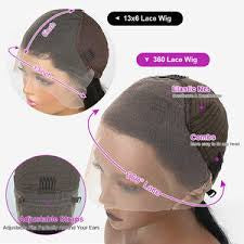 ButterflyEffect RAW 360 Straight Transparent Lace Frontal Butterfly Effect Hair Company