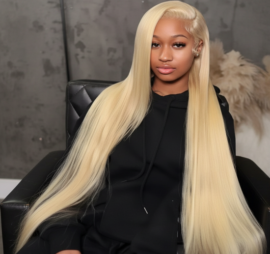 ButterflyEffect 13x6 HD Lace Frontal  613 Straight Wig Butterfly Effect Hair Company