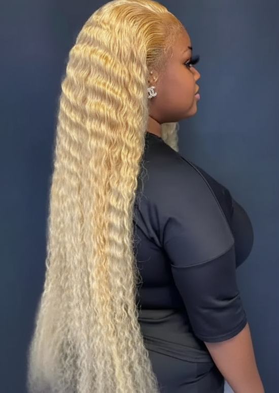 ButterflyEffect 13x4 HD Lace Frontal 613 Deep Wave Wig Butterfly Effect Hair Company