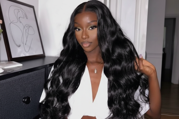 Enhanced body wave curly wig