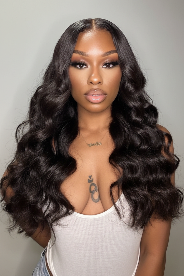 Enhanced Body Wave Wig Model Photo