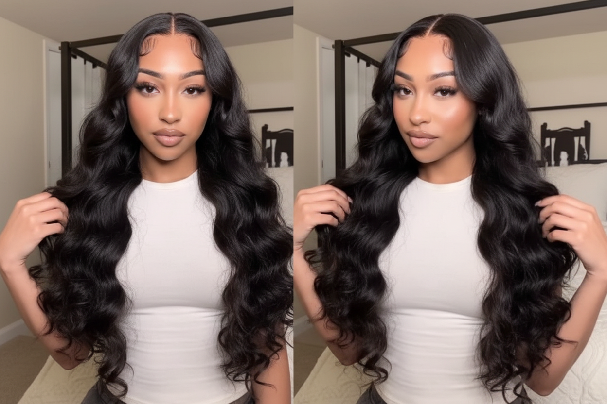 Enhanced body wave wig with improved clarity