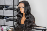 Enhanced body wave wig with voluminous curls