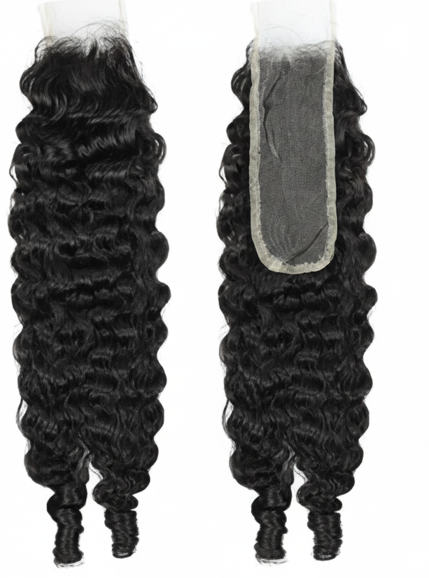 ButterflyEffect RAW 2x6 Burmese Curly HD Lace Closure Butterfly Effect Hair Company