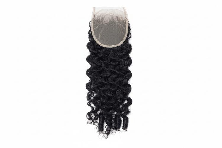 Enhanced curly hair closure