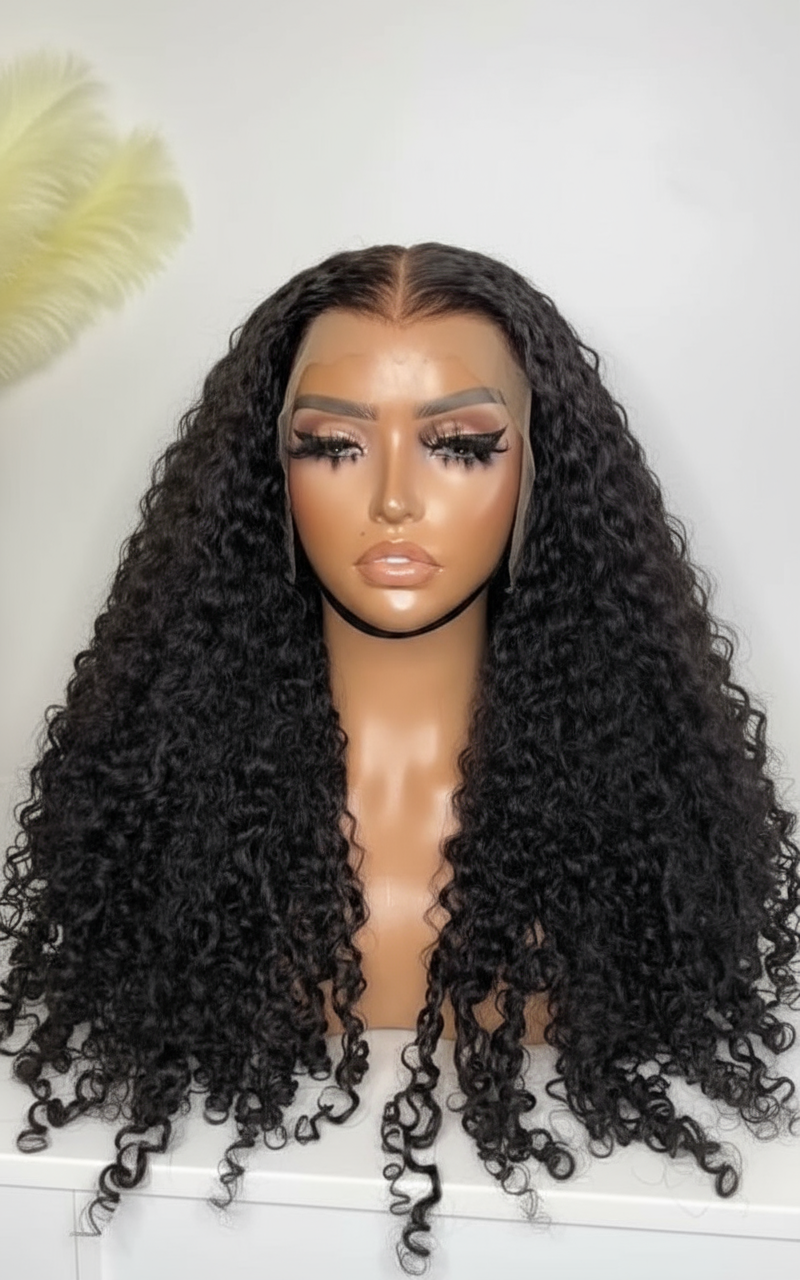 ButterflyEffect RAW 13x4 Burmese Curly Transparent Lace Frontal Butterfly Effect Hair Company