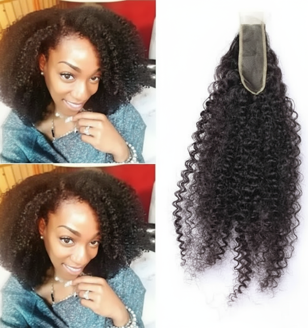 ButterflyEffect RAW 2x6 Kinky Curly HD Lace Closure Butterfly Effect Hair Company