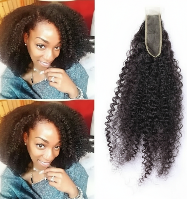 ButterflyEffect RAW 2x6 Kinky Curly HD Lace Closure Butterfly Effect Hair Company