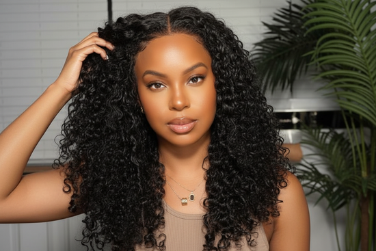 Enhanced jheri curl wig