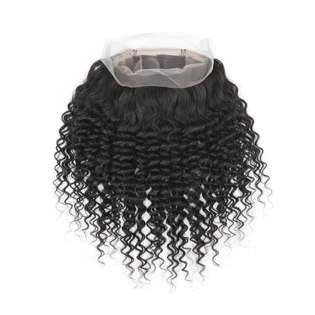 Enhanced Kinky Curly Lace Closure
