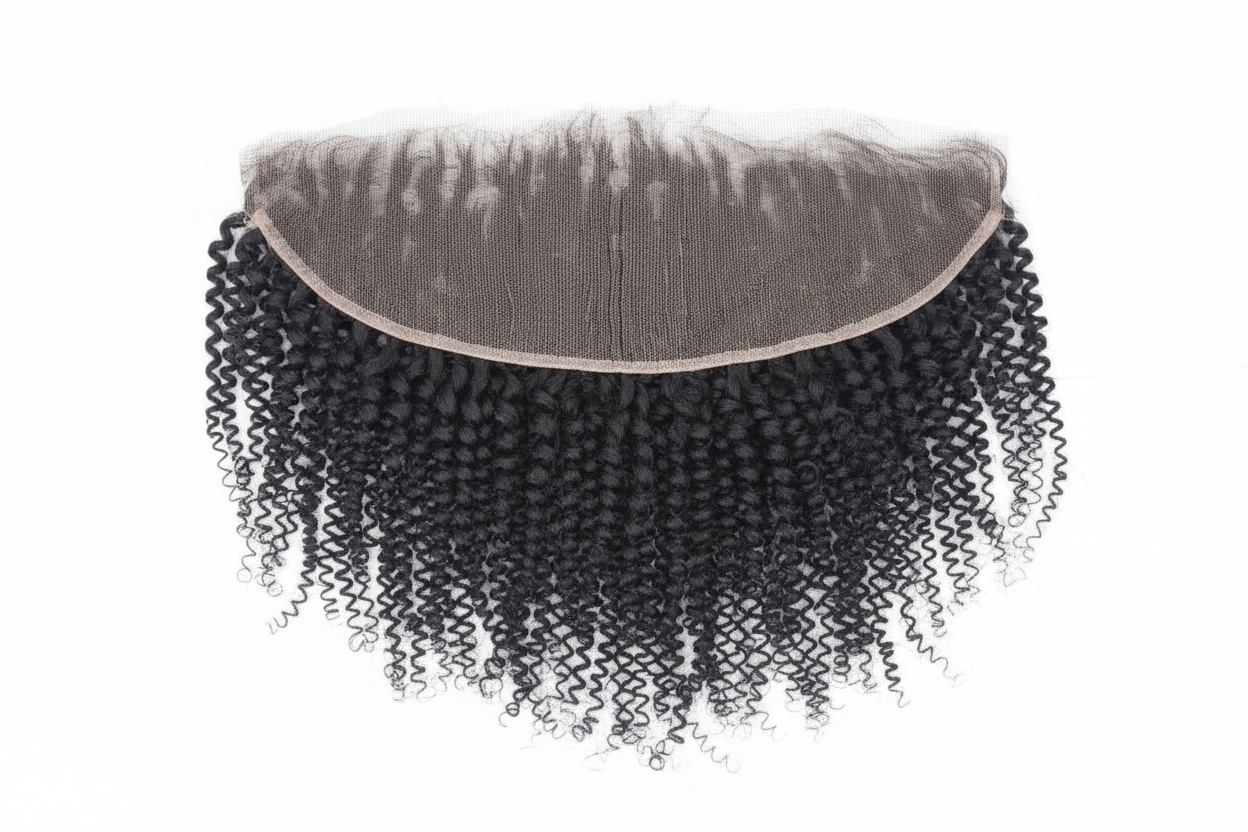 Enhanced Kinky Curly Lace Frontal - Full Length