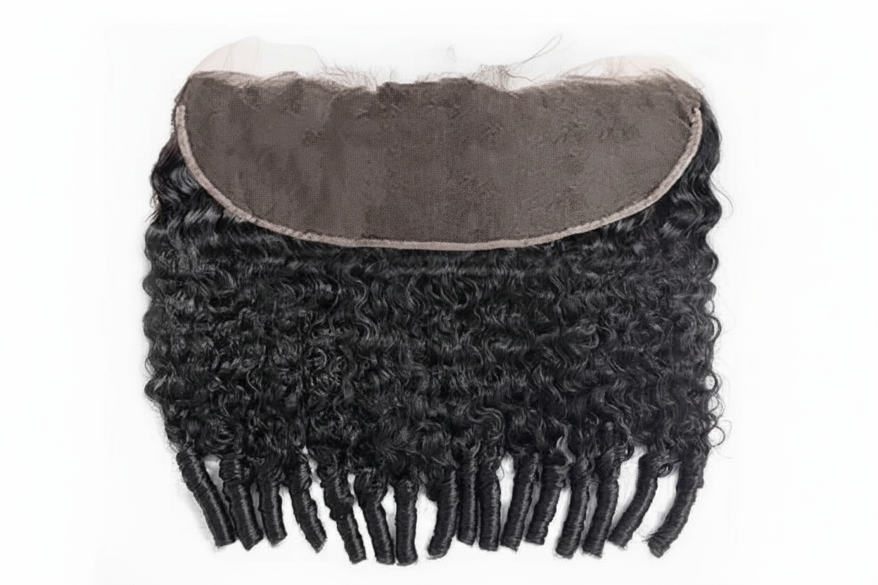 Enhanced Kinky Curly Lace Frontal