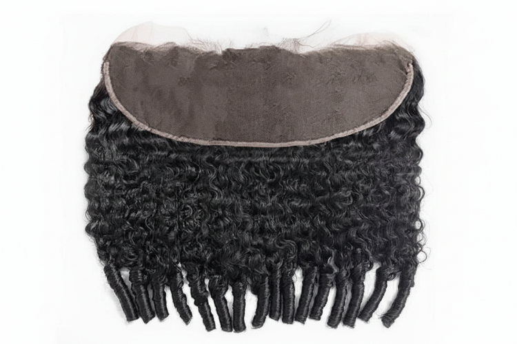 Enhanced Kinky Curly Lace Frontal