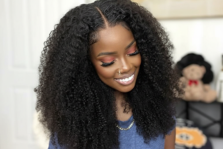 Enhanced kinky curly wig image