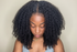 Enhanced kinky curly wig with improved clarity