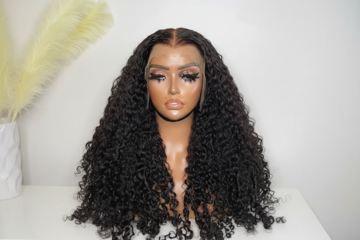 Enhanced kinky curly wig
