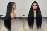 Enhanced kinky straight wig collage 2