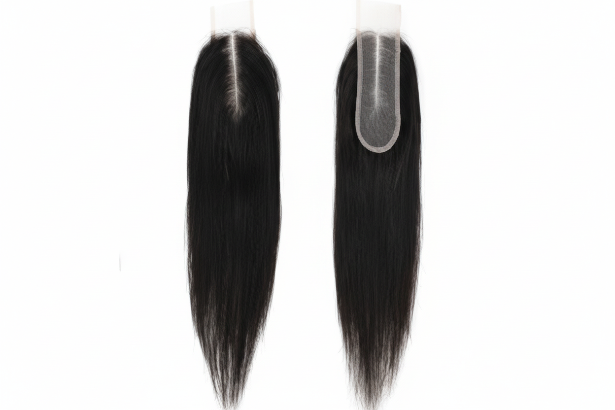 Enhanced straight hair closure image