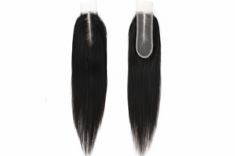 Enhanced straight hair closure image
