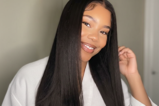 Enhanced straight wig - clearer