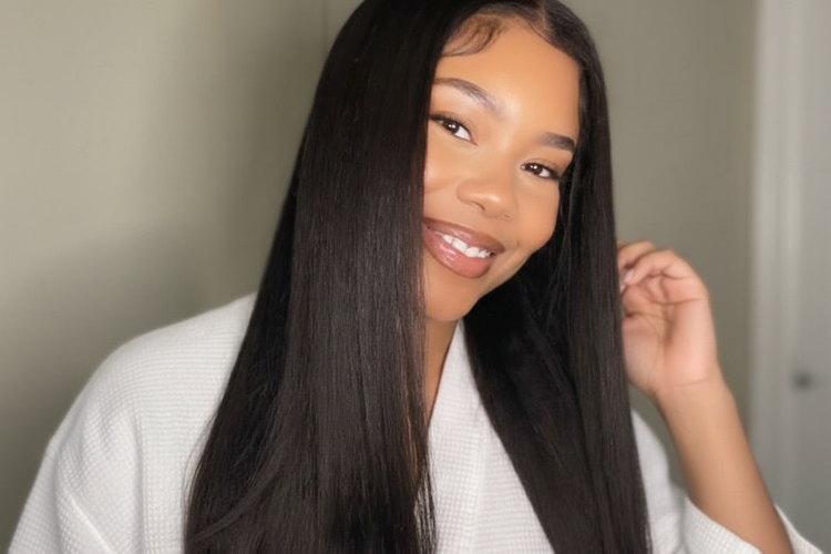 Enhanced straight wig - clearer