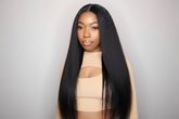Enhanced straight wig - studio
