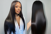 Enhanced straight wig with improved clarity