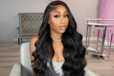 Enhanced wig on model