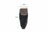 Single Kinky Curly Closure